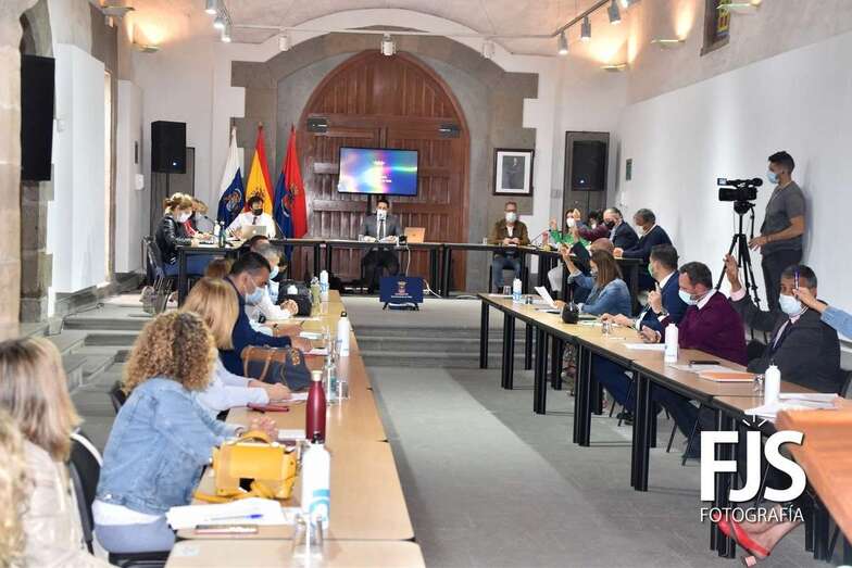 Imagen de la sesión plenaria del pasado jueves/Francisco Javier Santana.